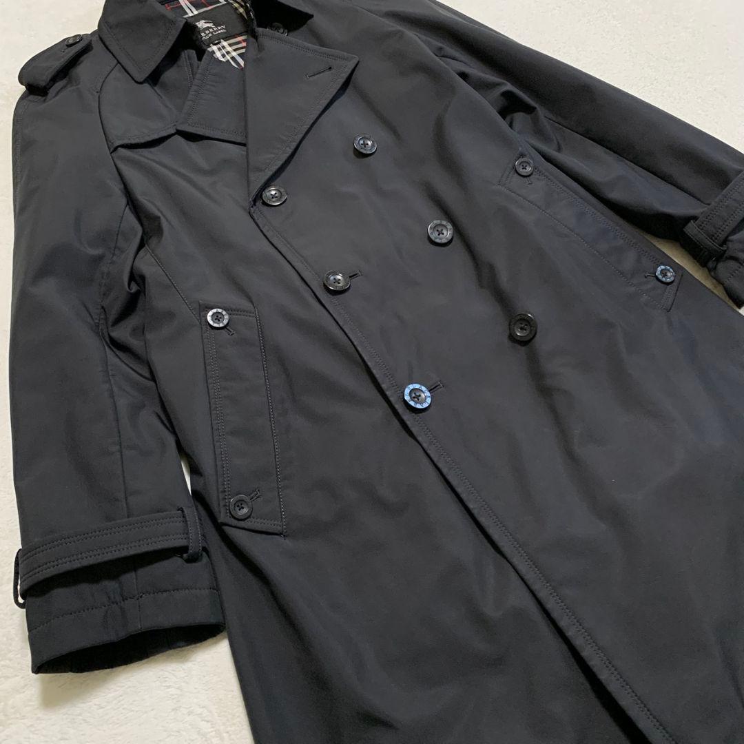 《人気モデル》バーバリーブラックレーベル トレンチコート ノバチェック ベルト