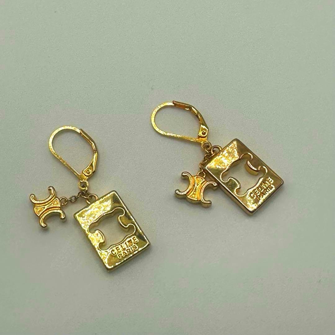 CELENE セリーヌ　トリオンフ　ヴィンテージ　ピアス