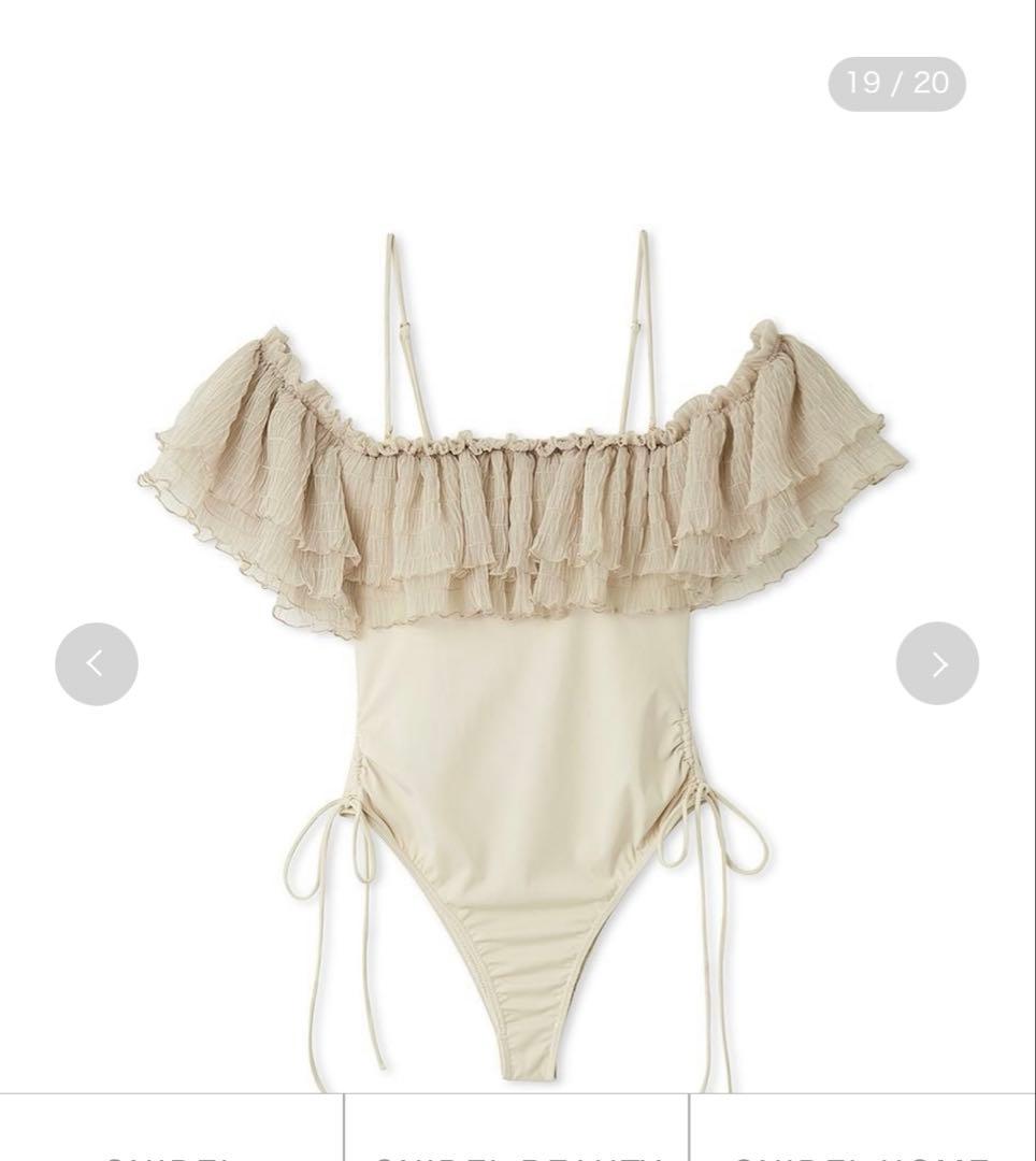 【SNIDEL】新作　フリルワンピスイムウェア【定価¥20,900】