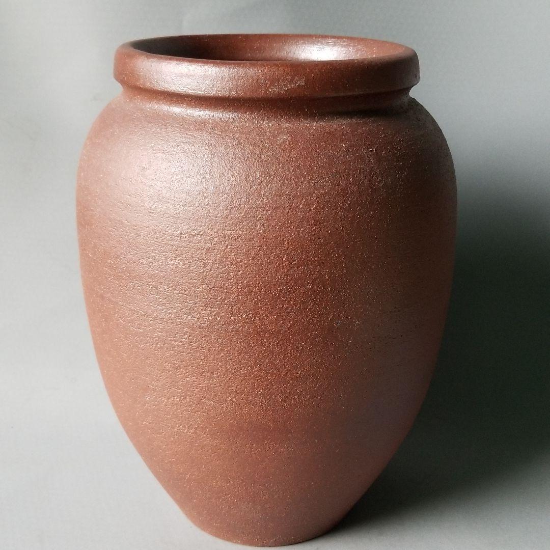 お値下げしました⤵信楽焼傘立て  火色壷型 高さ４５cm