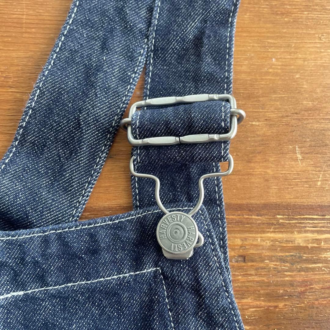 HARVESTY/ハーベスティ デニムオーバーオール サイズ2