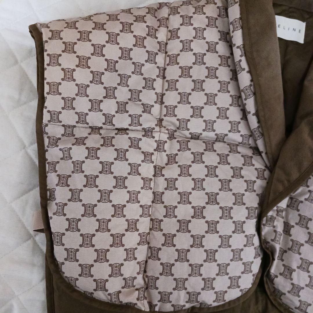 CELINE 　羽毛　肩当て