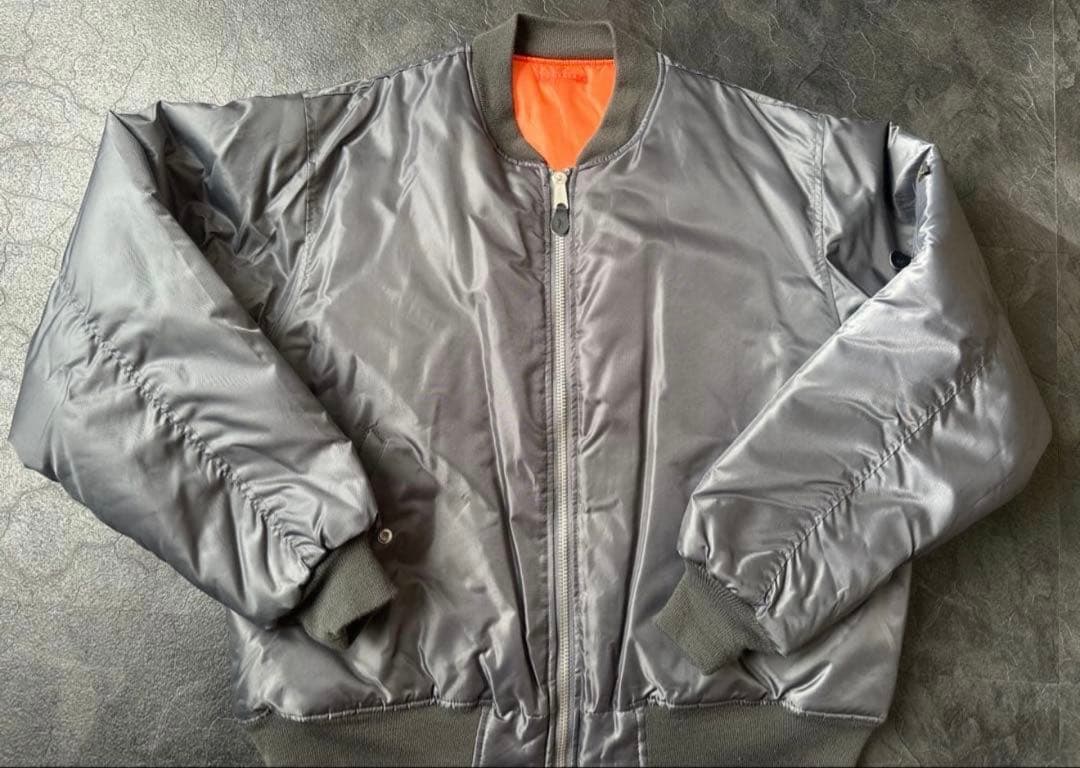 ロスコ　MA-1 フライトジャケット　ガンメタルグレー　ROTHCO 3XL