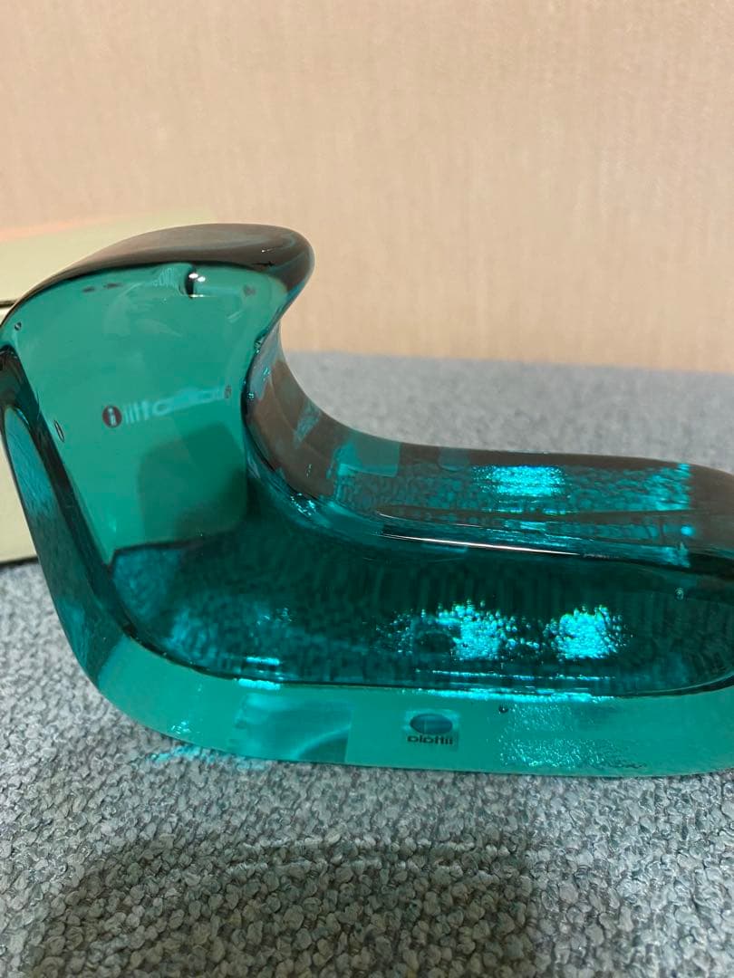  イッタラ/ミナペルホネン　ガラスバード　ウォーターグリーン