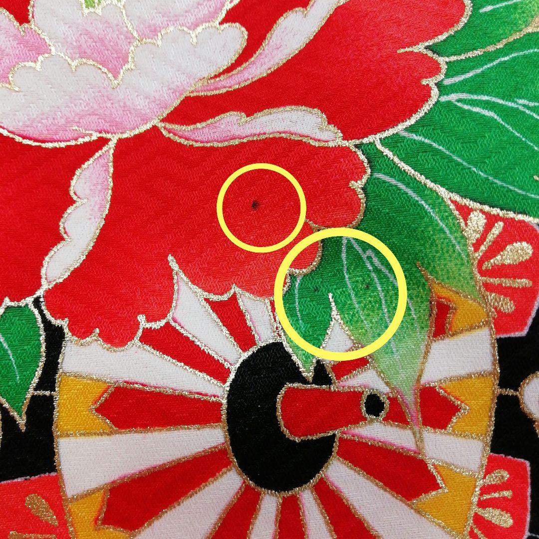 ★少々難あり★お宮参り・七五三女の子正絹初着　1