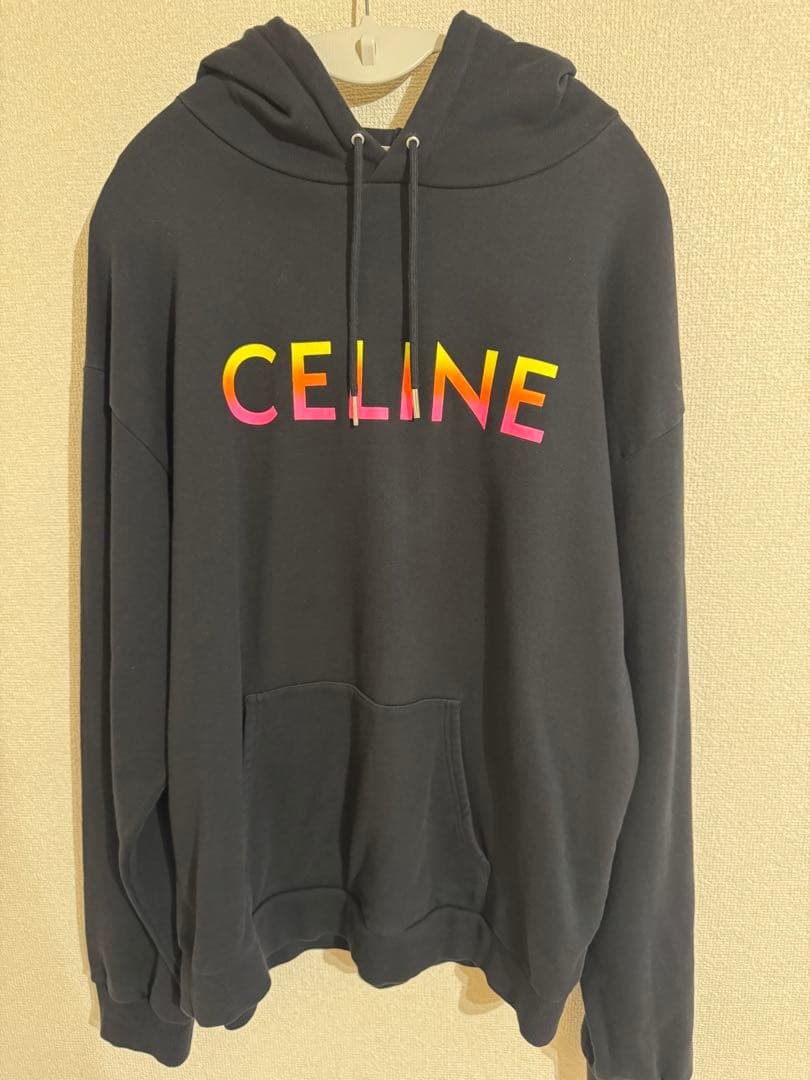 値下げ！【希少XXL】CELINEセリーヌ パーカー 2Y753670Q
