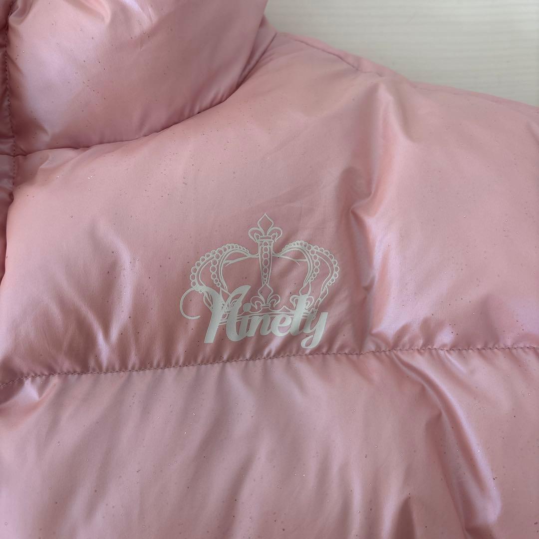 9090 レディースダウン　ピンク