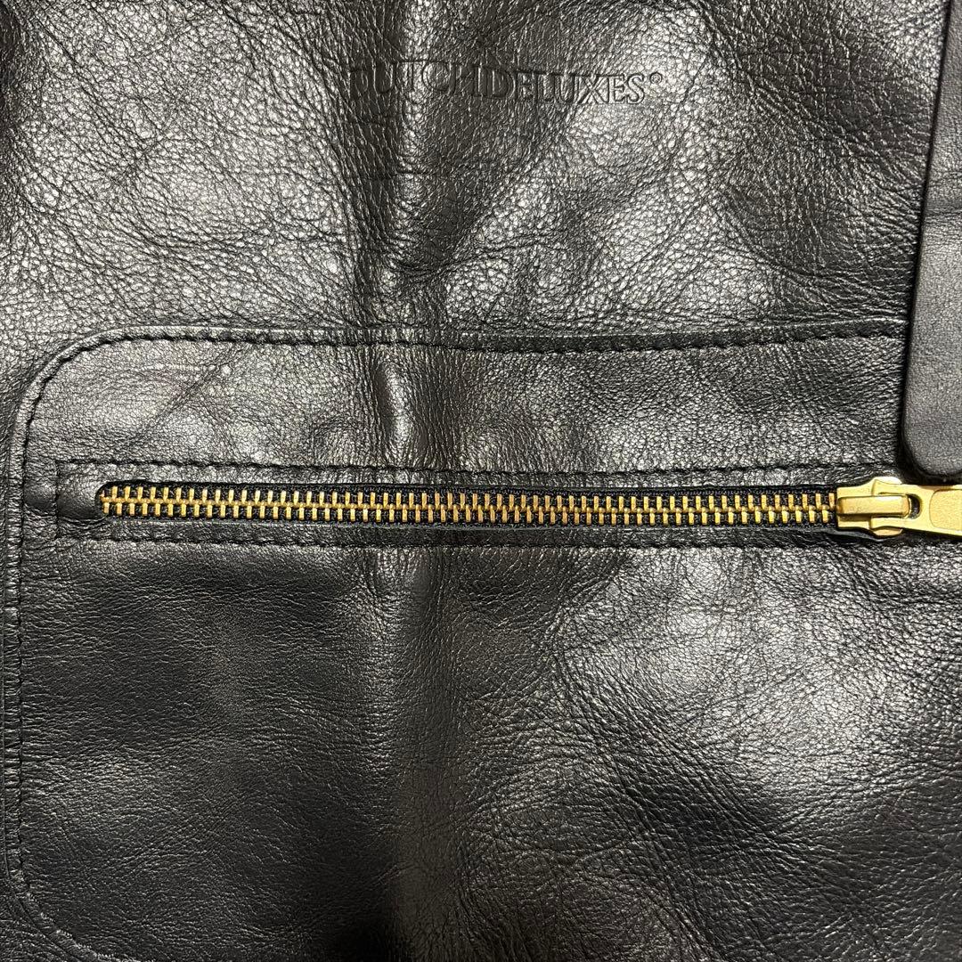 DUTCHDELUXES レザー　エプロン　ブラック