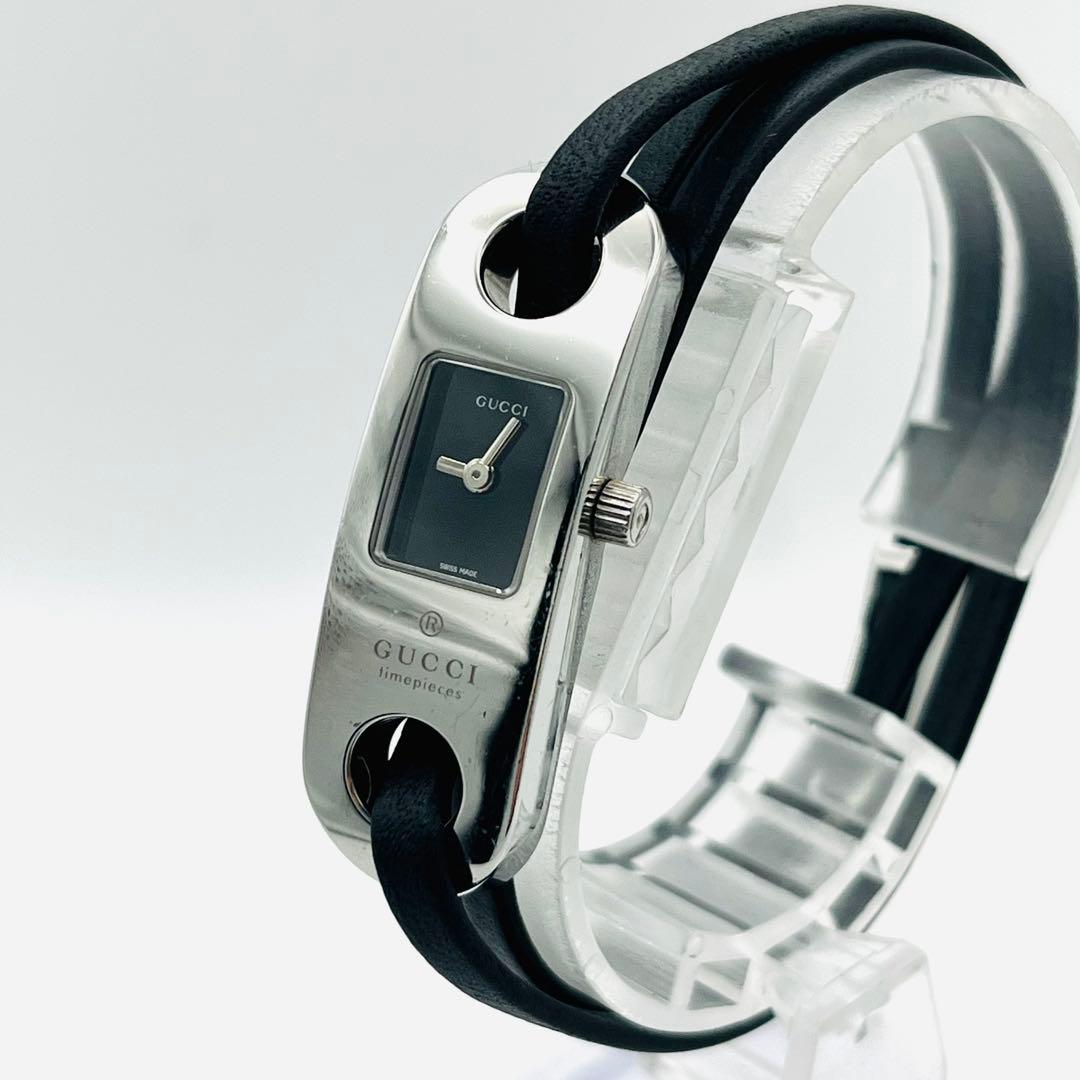 【美品】 GUCCI 6100L レディース時計 ブレスウォッチ
