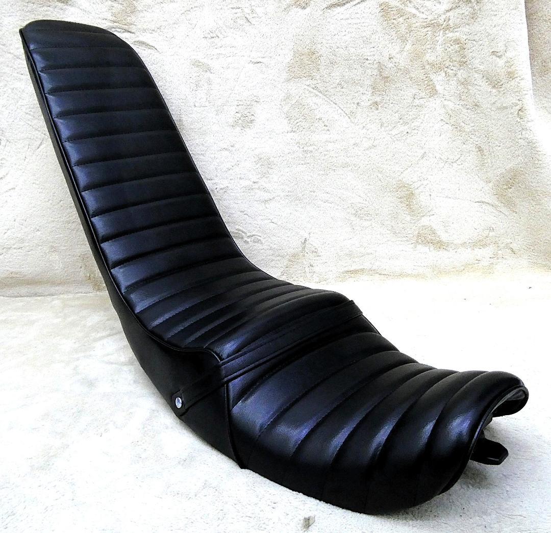 ゼファーΧ　三段シート　黒皮６０センチ/ ZR400G ゼファー400カイ