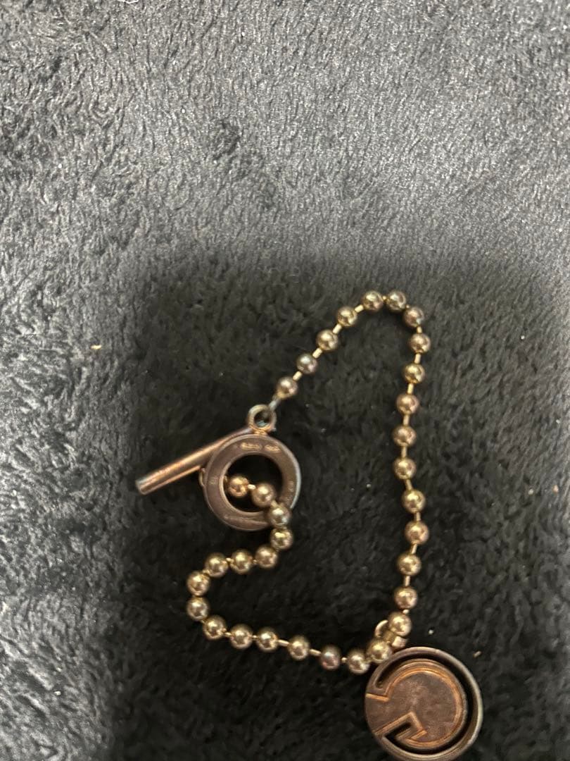 株式会社サンシャイン！GUCCI ロゴチャーム ボールチェーンブレスレット