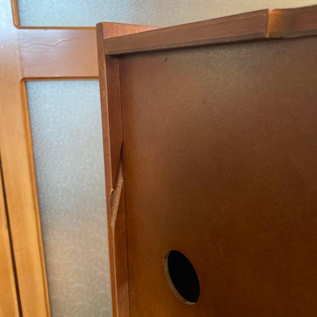 可愛い】ライティングテーブル　蛇腹扉　レトロ