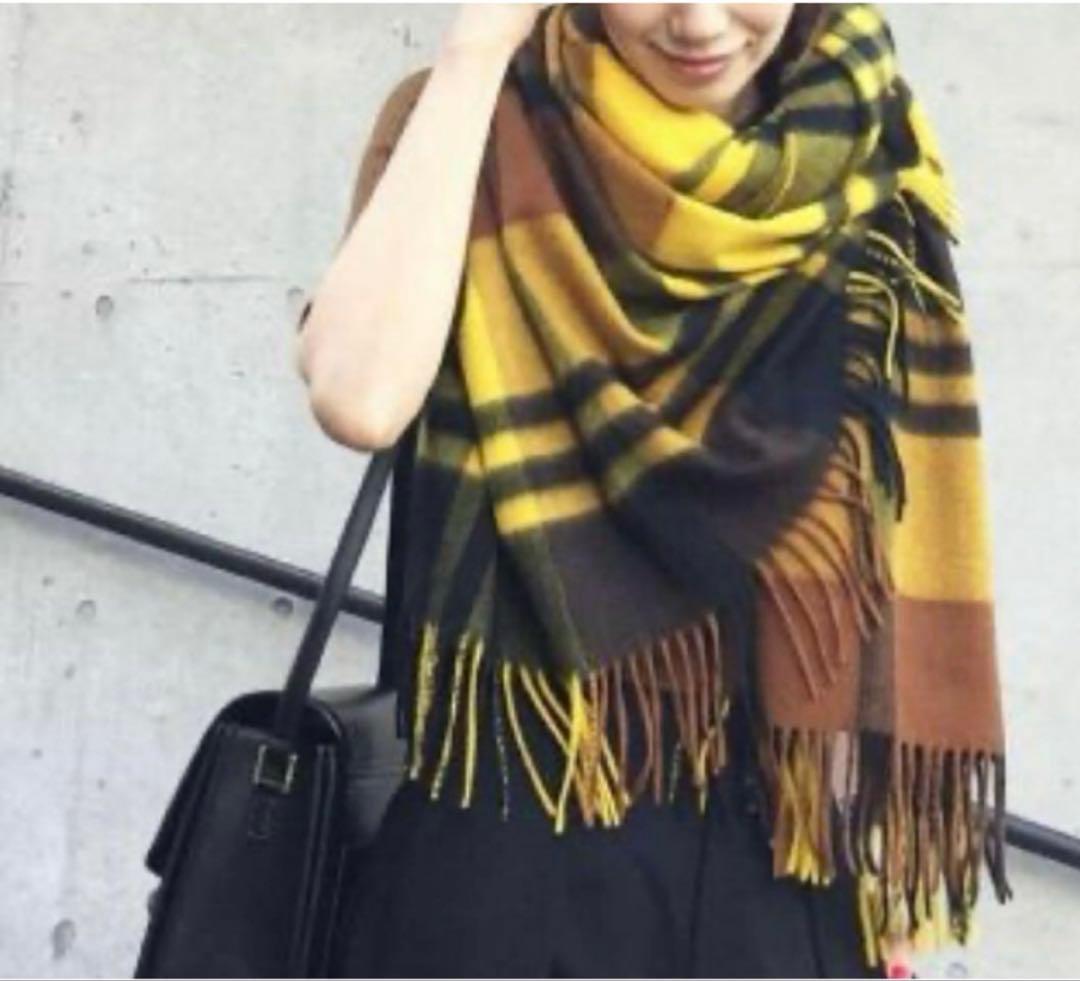 Joshua Ellis カシミア大判ストール