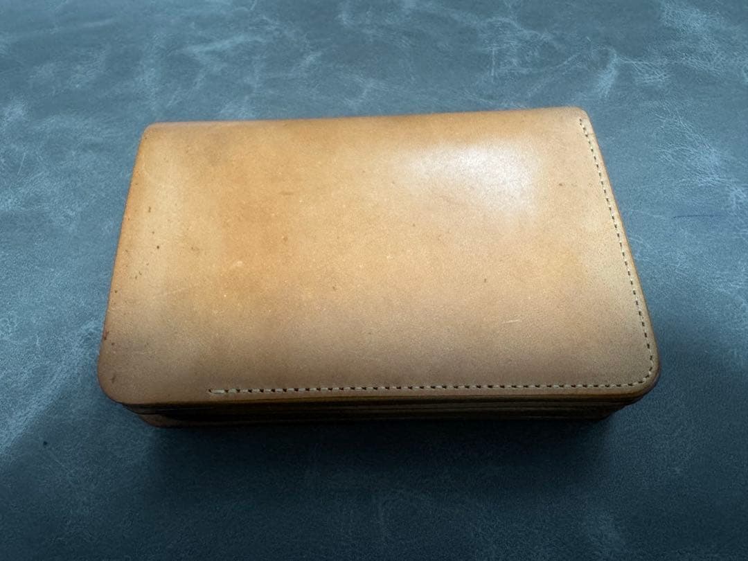 【美品】forme Short Wallet Natural HorseButt