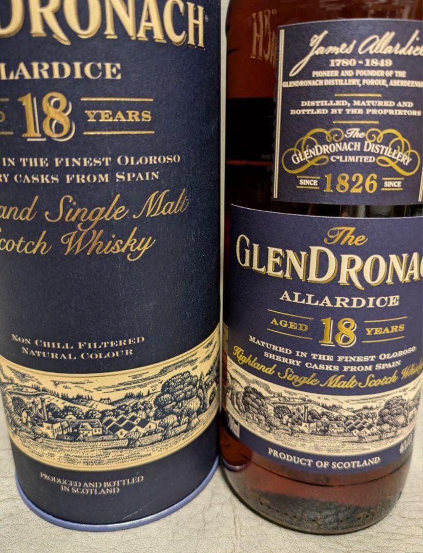 グレンドロナック　アラダイス　18年　新品未開封　本日限り　最終セール