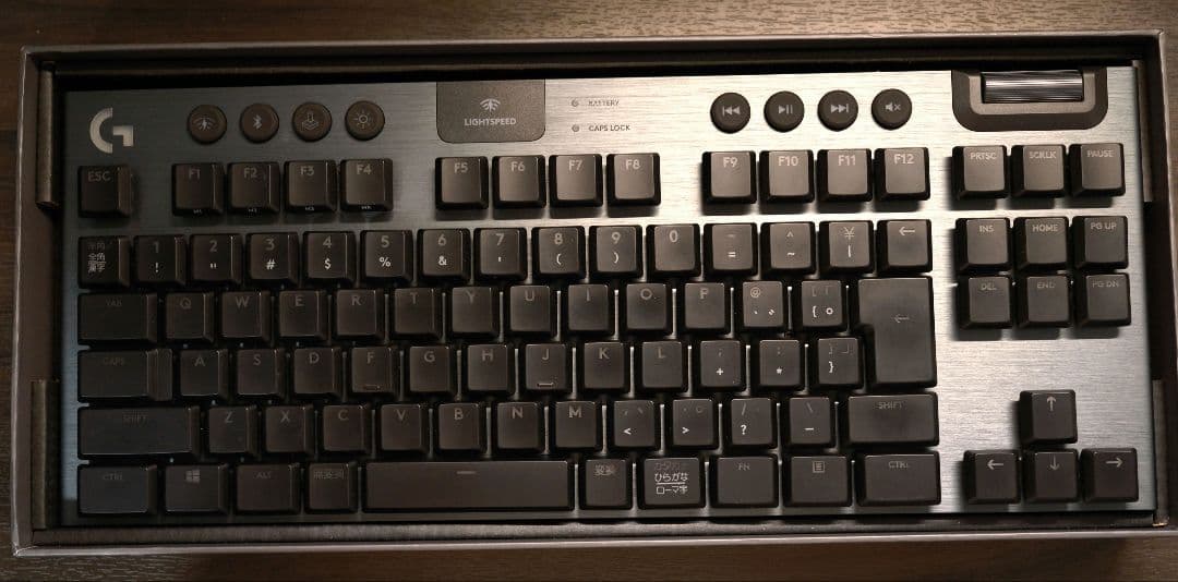 ワイヤレス ゲーミング キーボード Logicool G913 TKL 茶軸