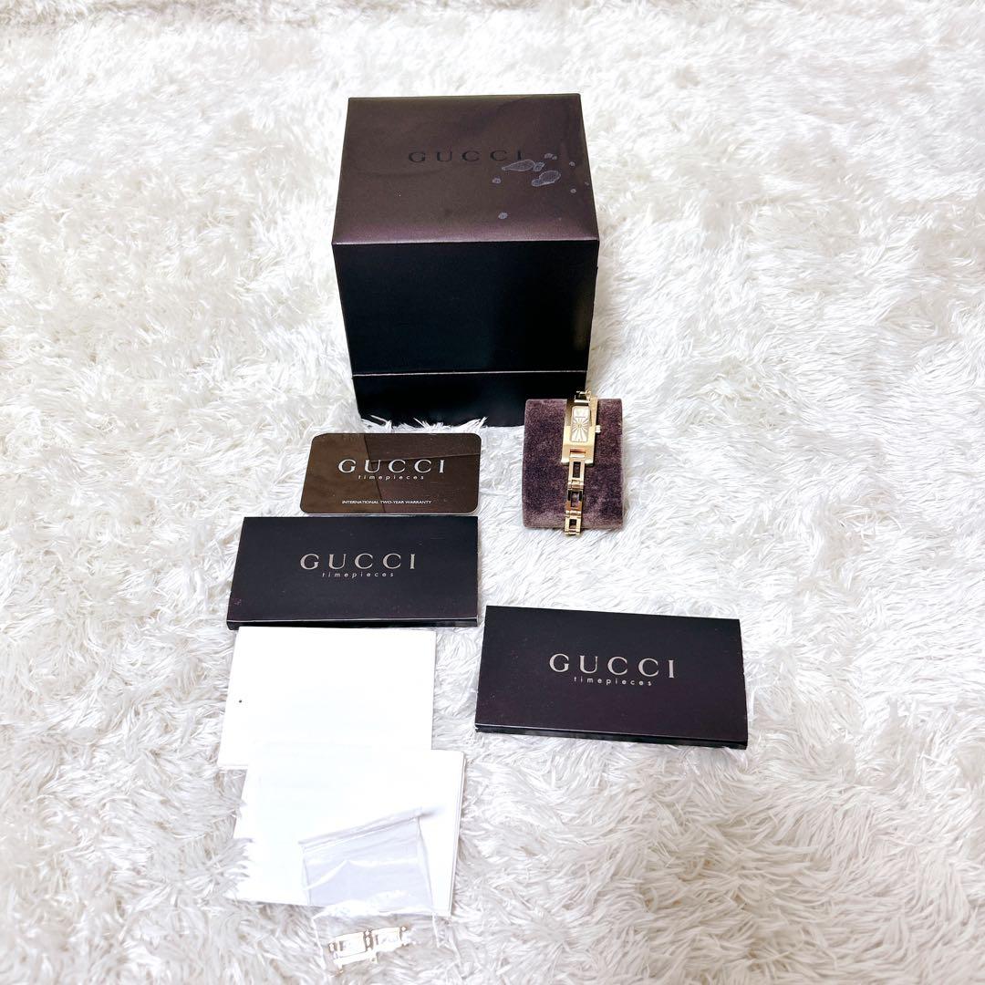 稼動品　GUCCI グッチ　電池新品　3900L 時計　ブレスレットウォッチ