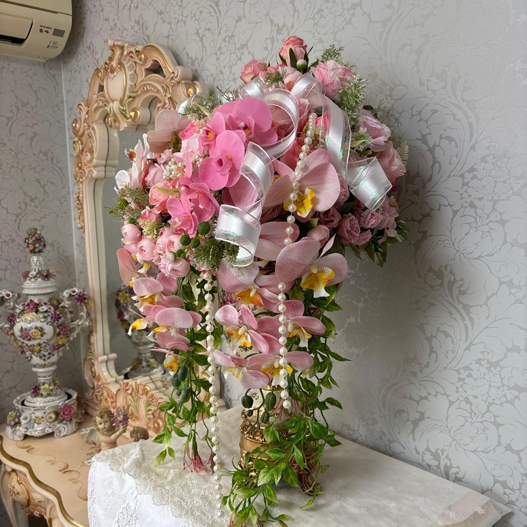 ロココ調 特大サイズ・フラワーアレンジメント・amakoma