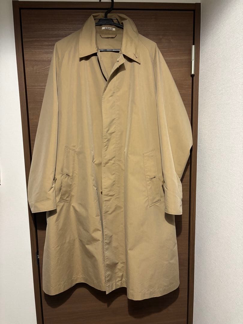 auralee 18ss ステンカラーコート オーラリー