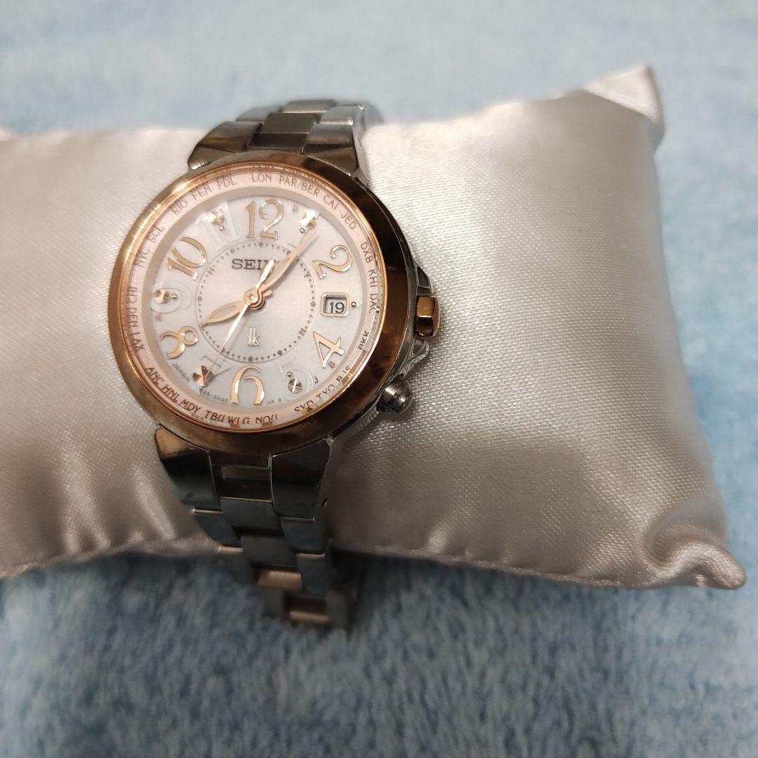 未使用級！腕回り16.8cm！専用！セイコーSEIKOルキアLUKIA純チタン