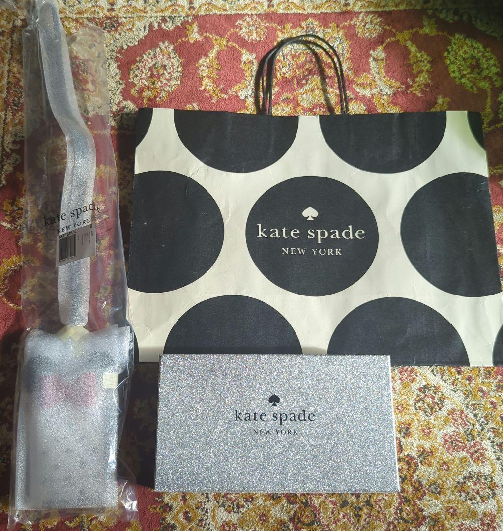 ケイトスペード x ディズニー ミニーマウス ストラップ カードホルダー 新品