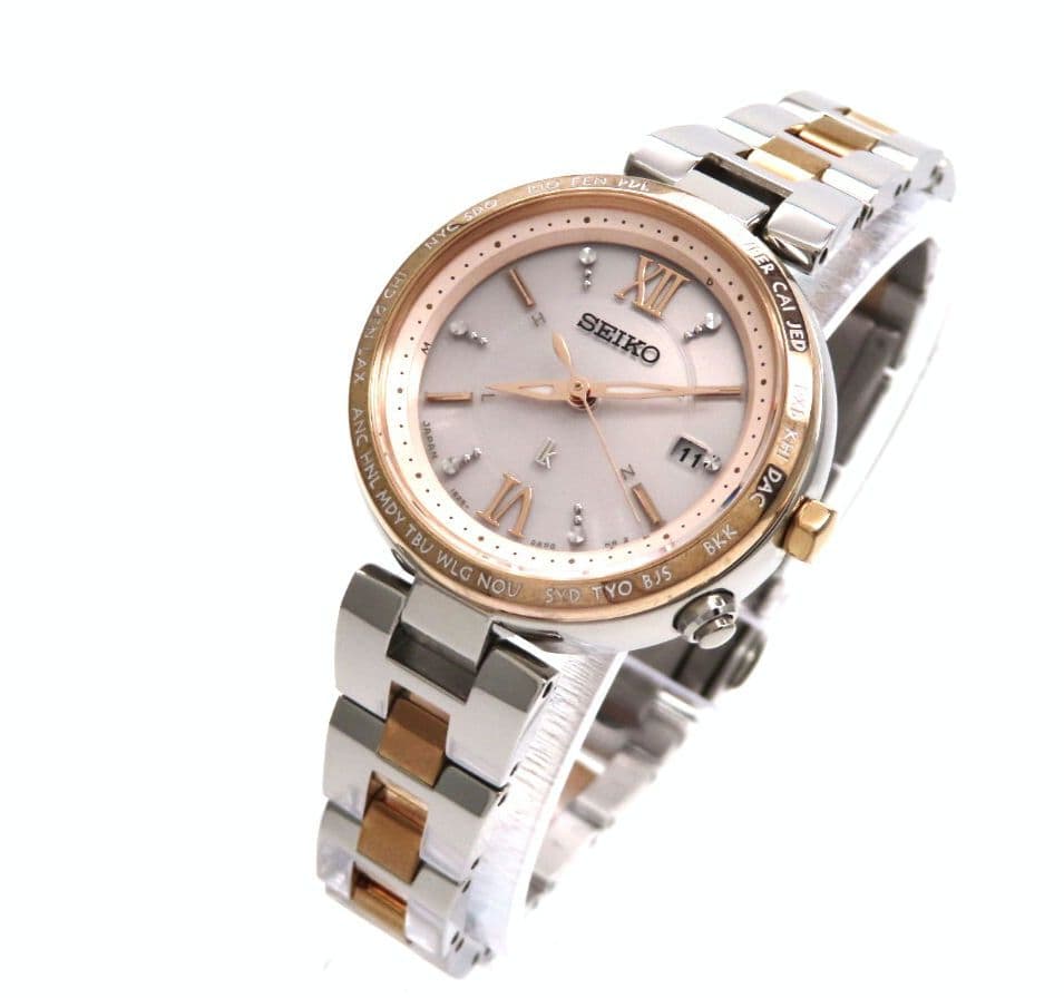 【SSQV014】SEIKO セイコー 時計 ルキア ワールドタイム ☆極美品☆