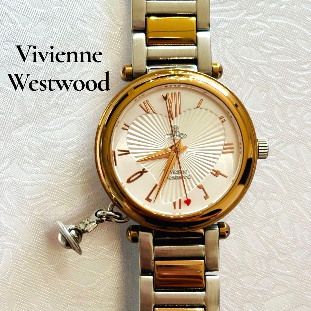【美品】ヴィヴィアンウエストウッド｜レディース 腕時計 コマ・取説付 電池交換済