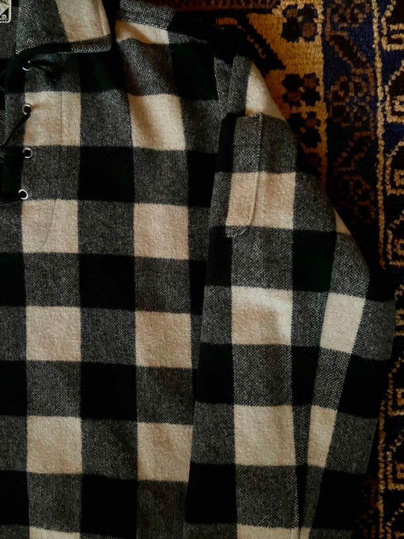 最初期 neighborhood LACE UP FLANNEL SHIRTS
