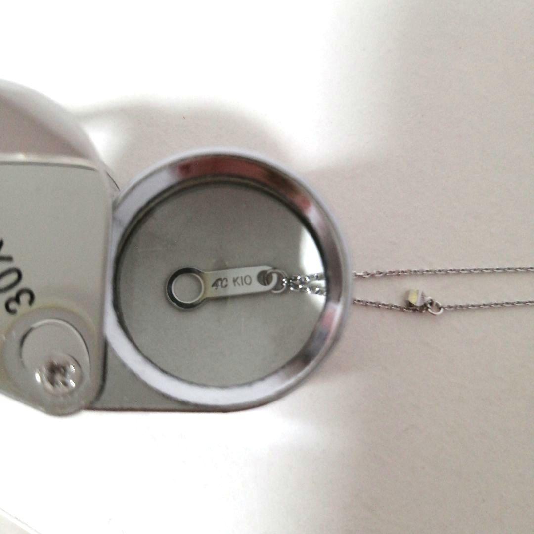 れん 4℃ K10 ブレスレット ホワイトゴールド