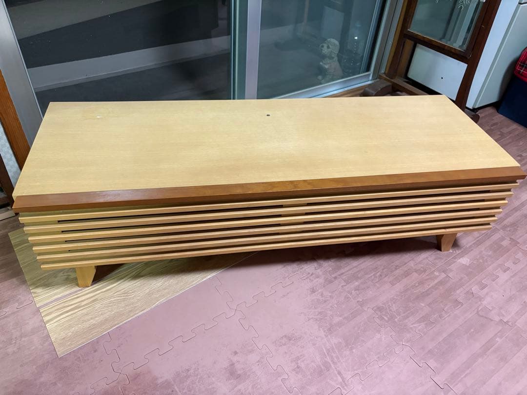 ⭐︎訳あり⭐︎⭐︎新春セール⭐︎木製テレビ台 スラットデザイン