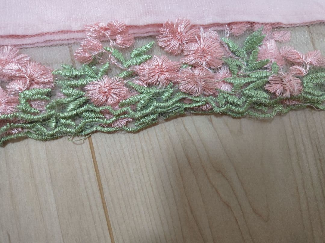 七五三　チュールレース着物ワンピース 被布　セット