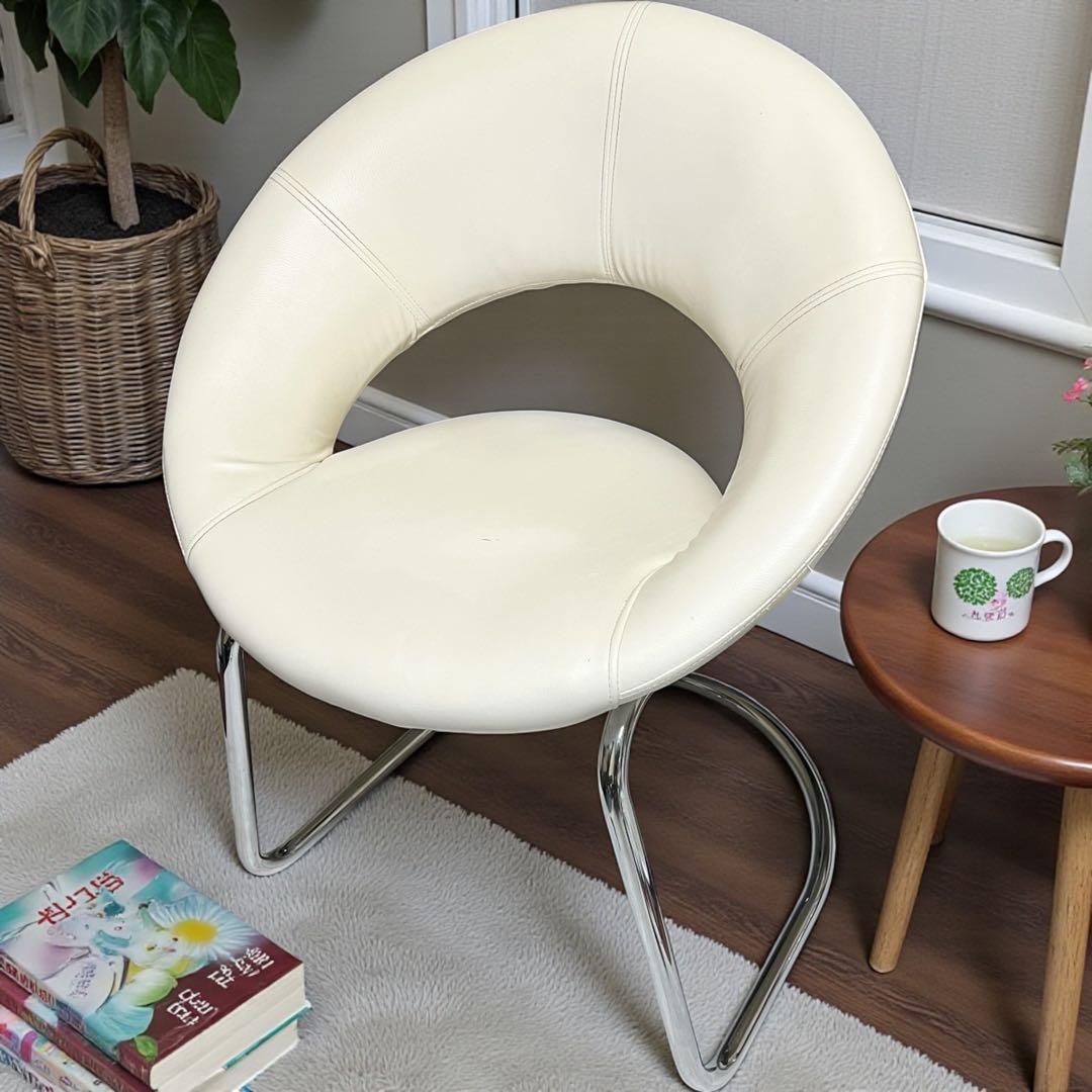 ティアイアイ　北欧レトロ　ラウンドチェア　円形椅子 デザインチェア②