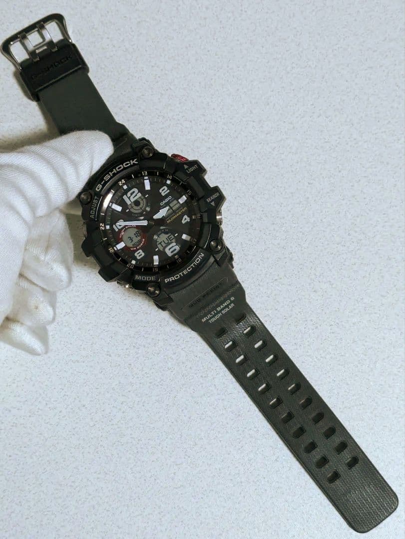 カシオ　G-SHOCK　マッドマスターGWG-100-1A8JF　ソーラー電波