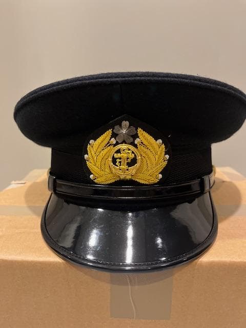 旧日本海軍　士官　制帽　軍帽　制服　レプリカ　中田商店製