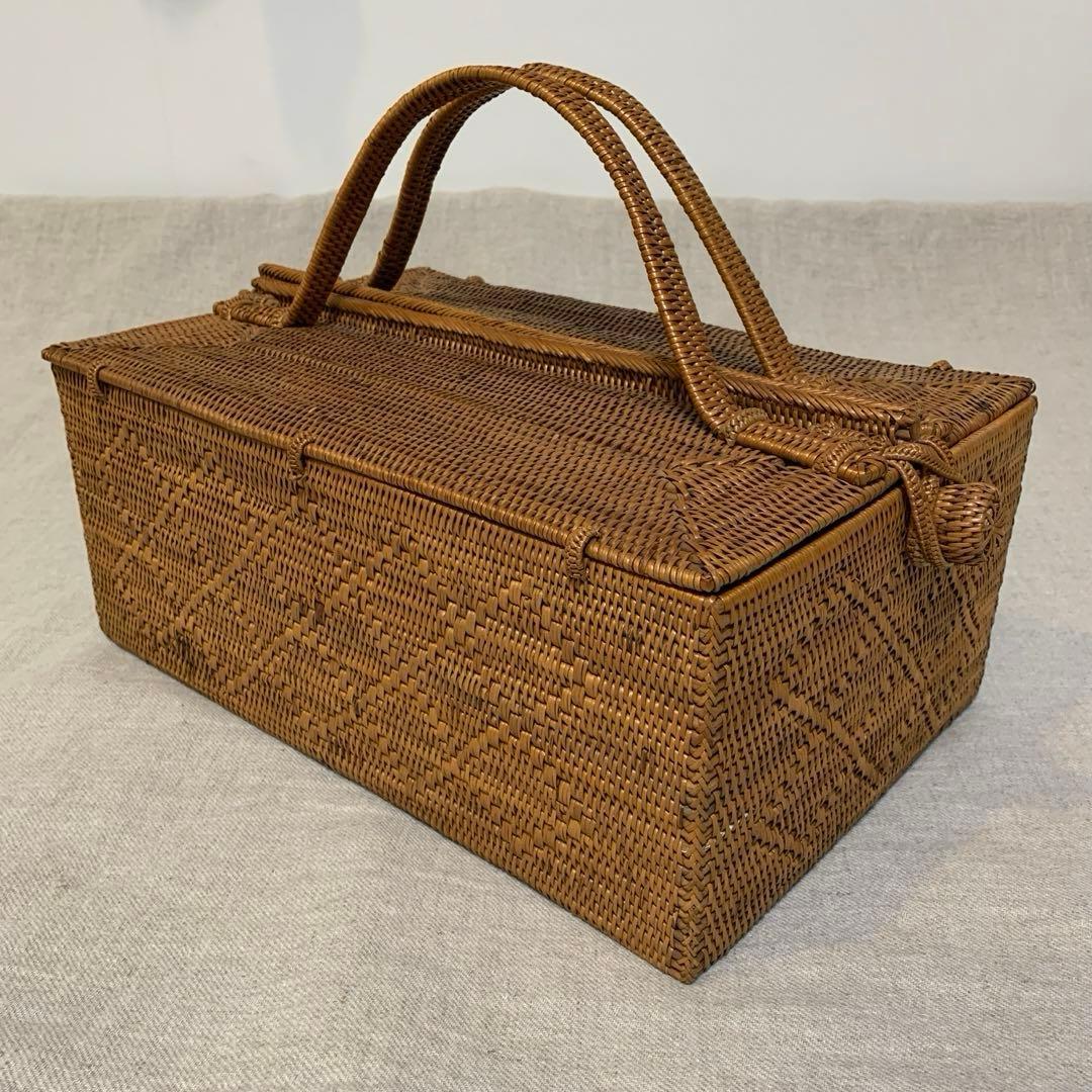 インドネシア バリ島 アタ 収納ボックス バスケット