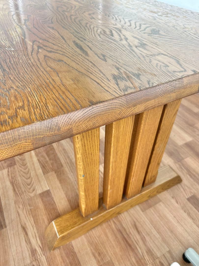 638 浜本工芸　ダイニングテーブル　天然木　6人 ナチュラル カントリー　a