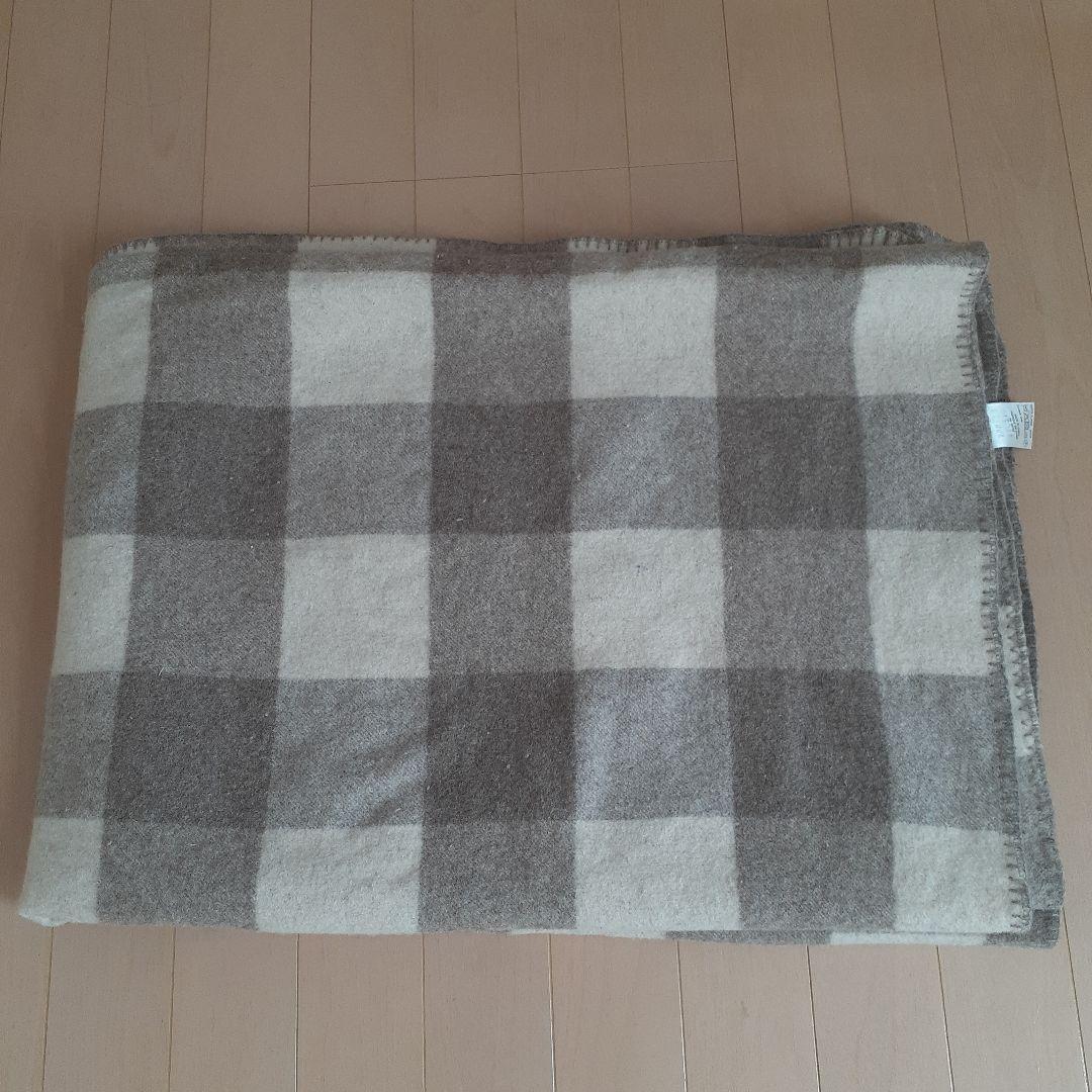 無印良品　ウール　毛布