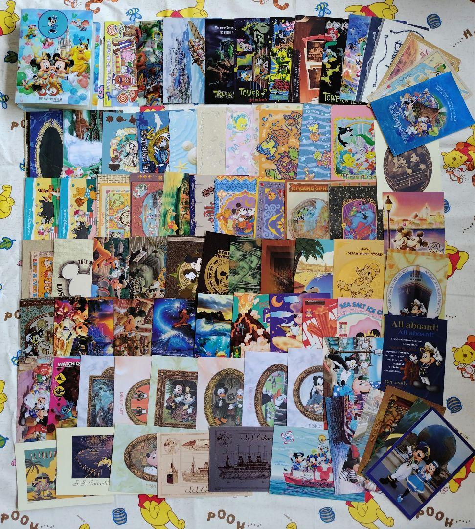 ディズニーポストカードまとめ売り② 東京ディズニーシー　80枚　ホルダー付