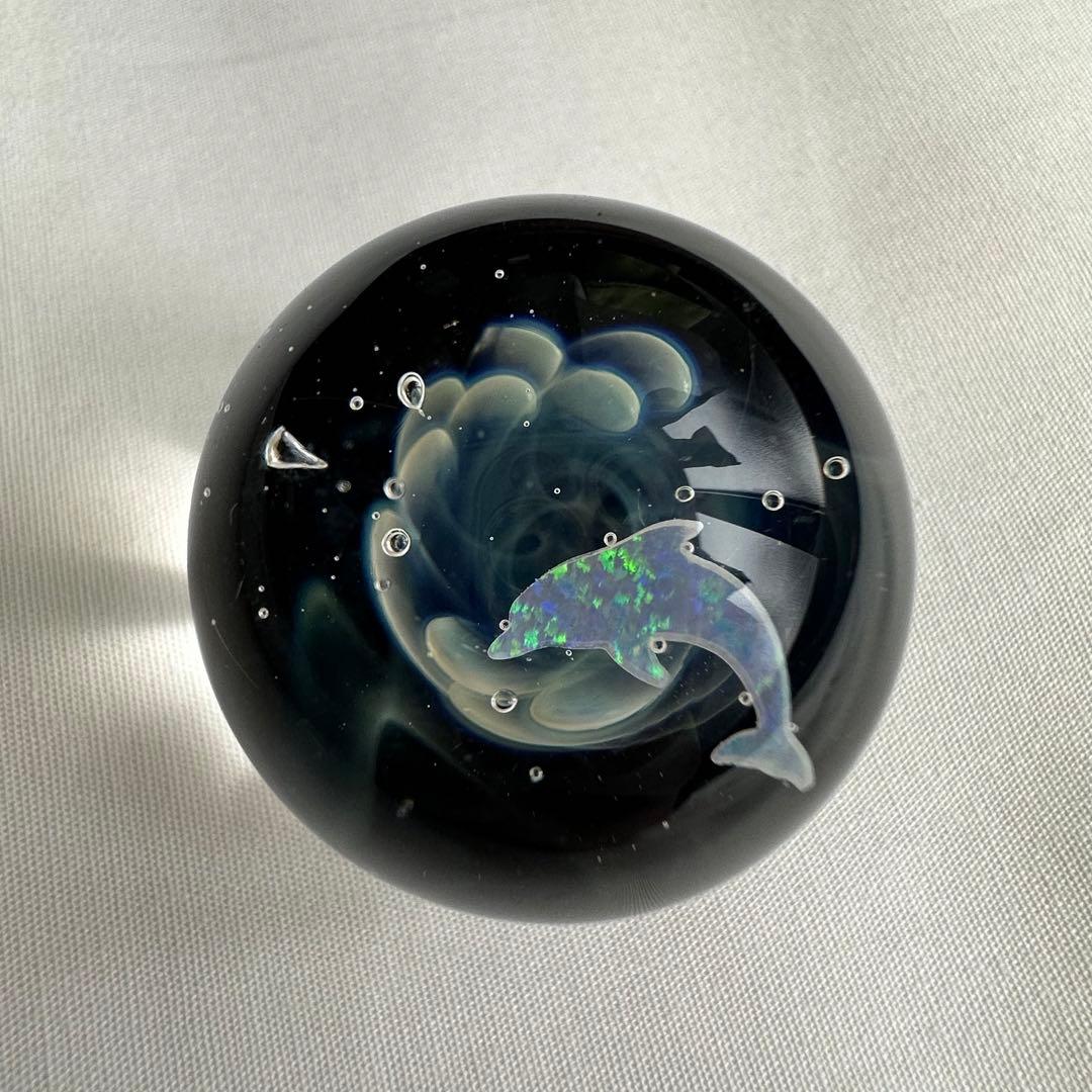 K氏 フリーダムボール イルカ 置物 宙氏