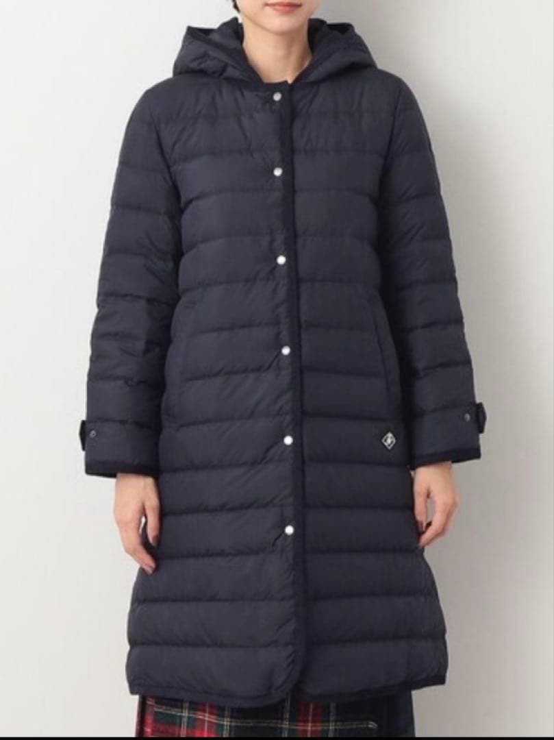 Dessin デッサン　ミュラーダウンロングコートネイビー L　2way