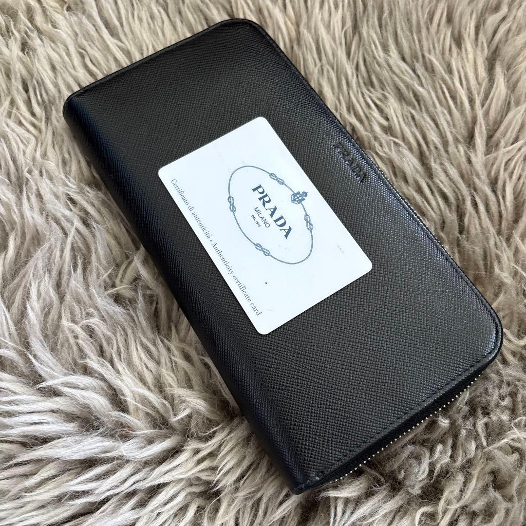 ✨PRADA プラダ✨美品❗️長財布　黒色　ネロ