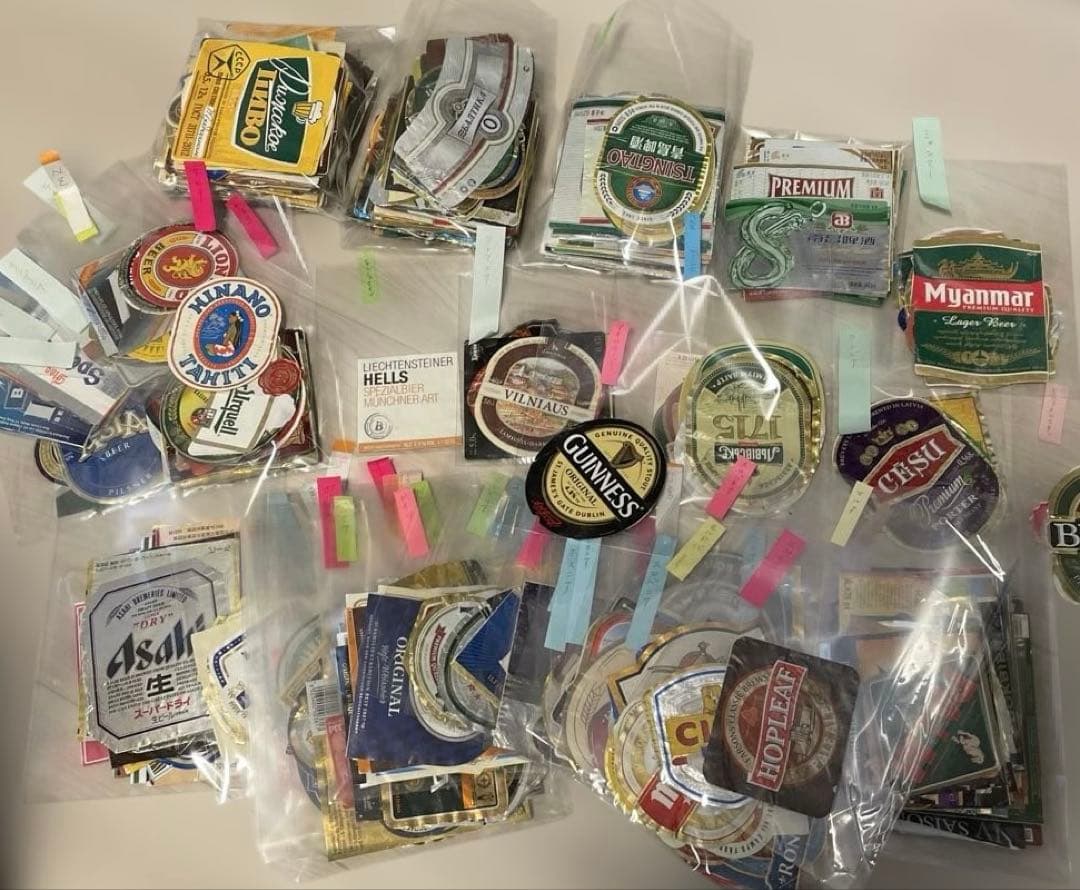 【匿名配送】世界のビールラベル　コレクション大放出　700枚超　おまけ付き