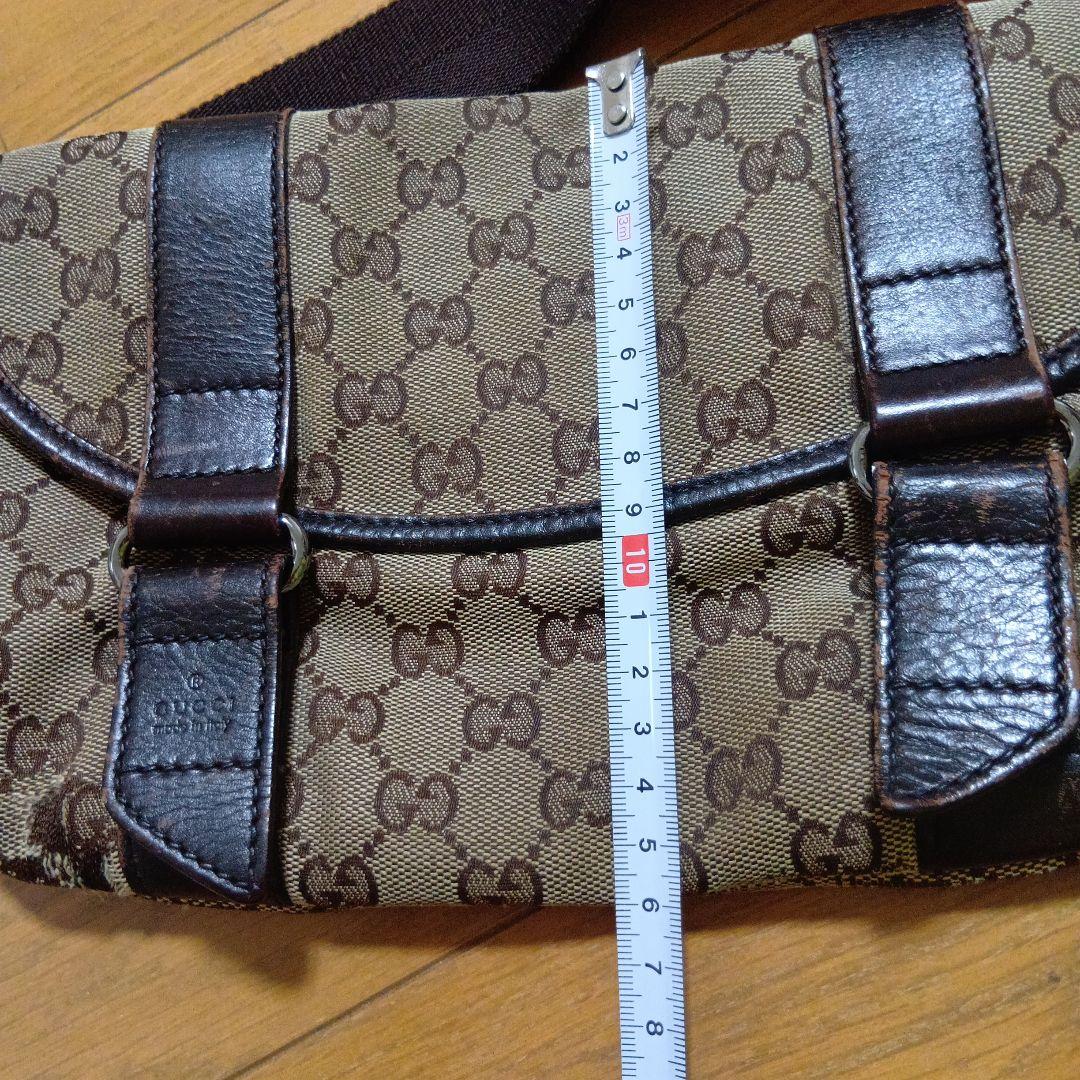GUCCI グッチ GGキャンバス ウエストバッグ （ボディバッグ）