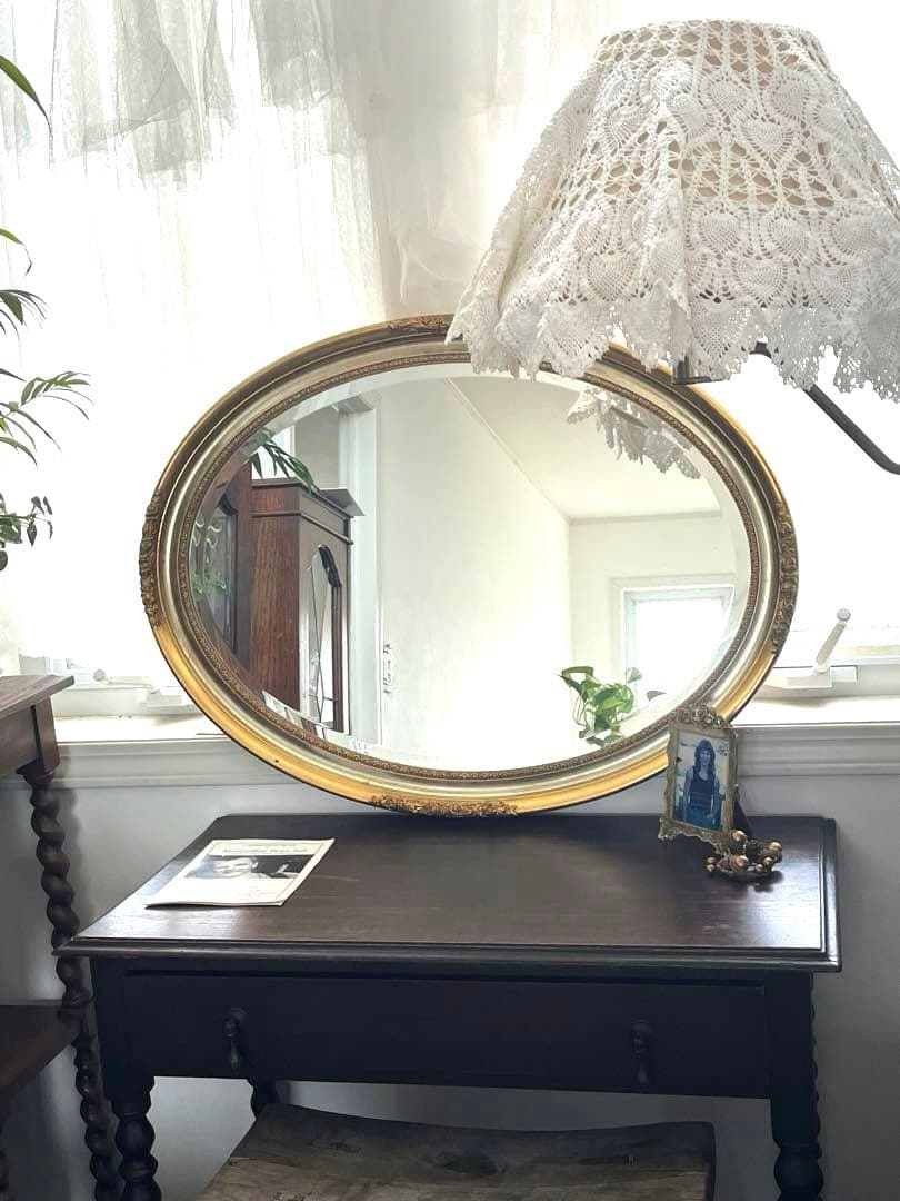 ITALY ウォールミラー ゴールド