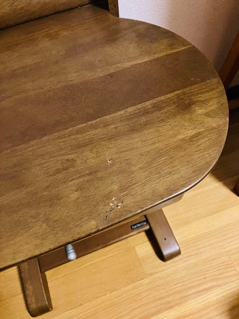 カリモク　コンセント付きサイドテーブル