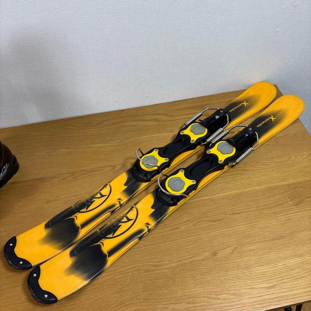 メンズ　ショートスキー　ファンスキーセット　hart 26-26.5cmブーツ付