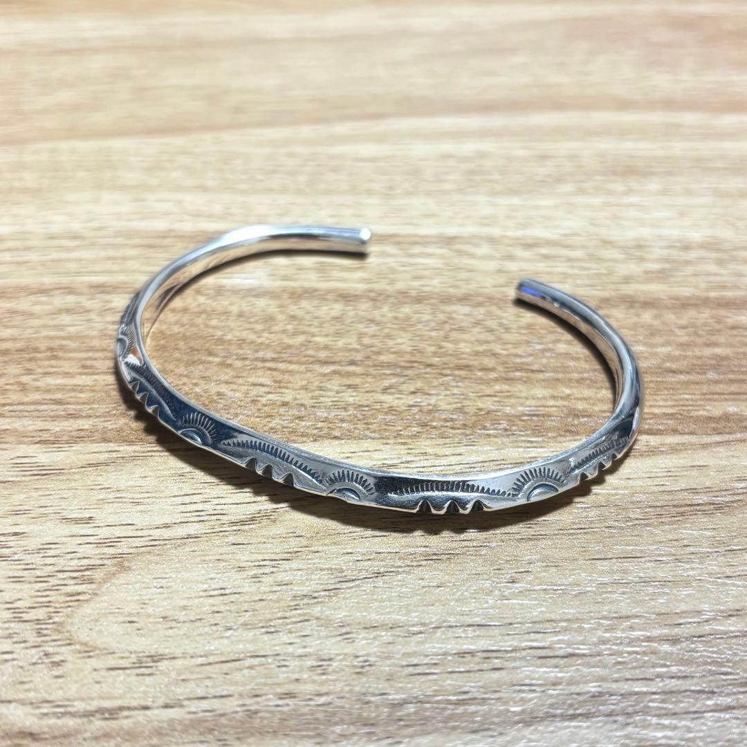 ラリースミス LARRY SMITH バングル ブレスレット シルバー