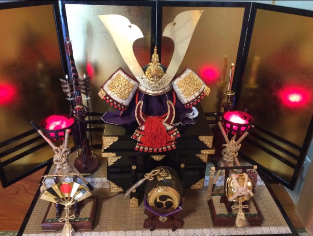 五月人形　子どもの日　男の子　アンティーク　古物