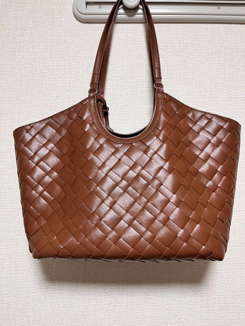 CHARLES & KEITH ブラウン トートバッグ