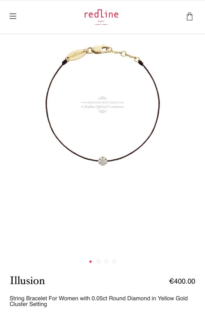 Redline illusion ブレスレット 18K